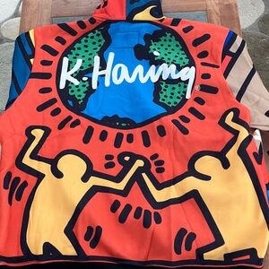 Keith Haring Members Only Amazing Print Hoodie Men’s XL
